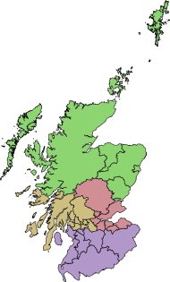 RAUCs Map of Scotland